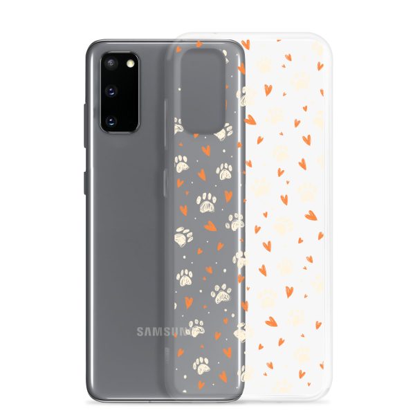 clear-case-for-samsung-samsung-galaxy-s20-case-with-phone-6a1e7832a7691.jpg Paws Prints Hearts Samsung Clear Case