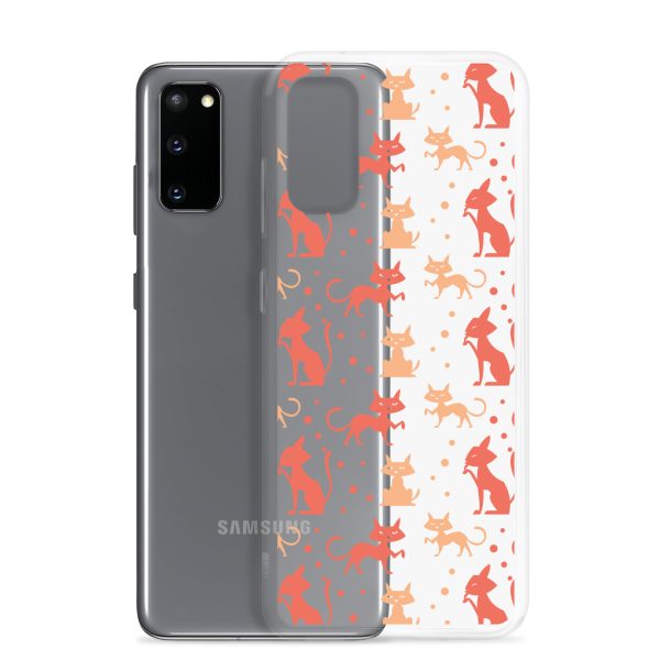 clear-case-for-samsung-samsung-galaxy-s20-case-with-phone-6a1e7b9005e2b.jpg Cat Silhouettes Seamless Samsung Clear Case