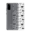 Cartoonish Cat Samsung Clear Case