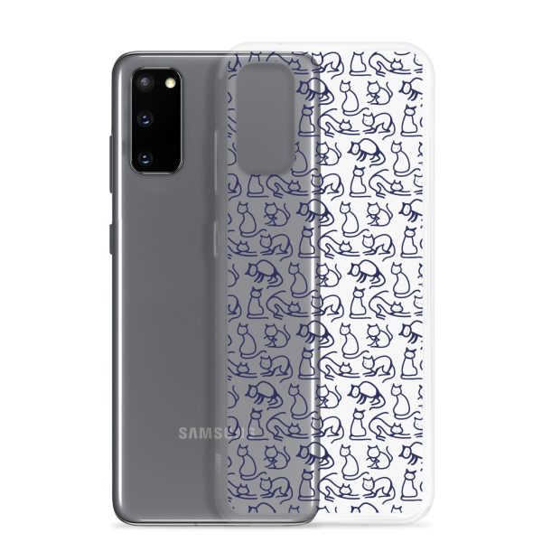 clear-case-for-samsung-samsung-galaxy-s20-case-with-phone-6a38fcb085491.jpg Simple Cat Outlines Samsung Clear Case