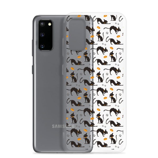 clear-case-for-samsung-samsung-galaxy-s20-case-with-phone-6a38ff116ef0e.jpg Halloween Seamless Cat Samsung Clear Case