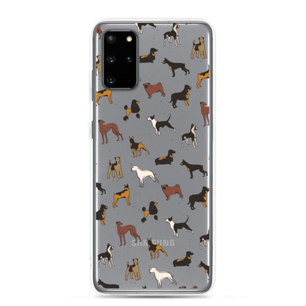 Dog Breeds Samsung Clear Case