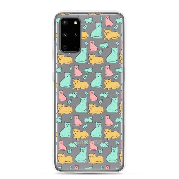 Cat Cute Colorful Samsung Clear Case