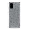 Cat Outline Samsung Clear Case