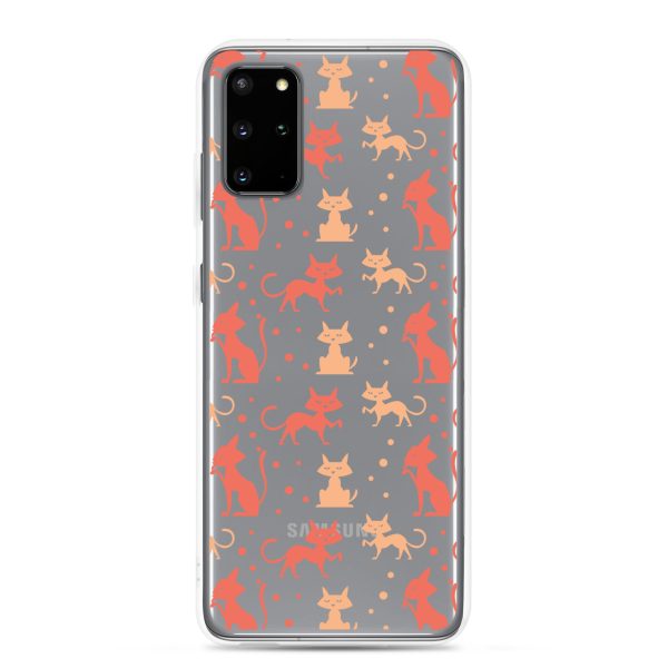 clear-case-for-samsung-samsung-galaxy-s20-plus-case-on-phone-6a1e7b9005c17.jpg Cat Silhouettes Seamless Samsung Clear Case