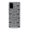 Cartoonish Cat Samsung Clear Case