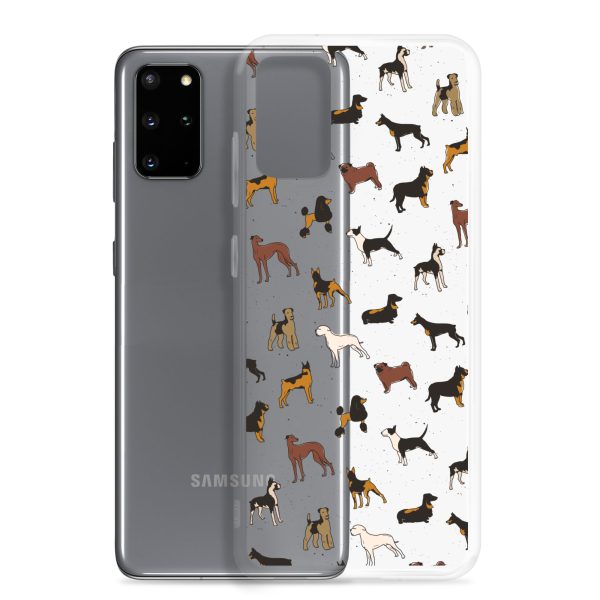 Dog Breeds Samsung Clear Case