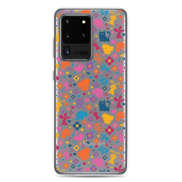 clear-case-for-samsung-samsung-galaxy-s20-ultra-case-on-phone-6a1e772519e6d.jpg Colorful Animals and Heart Samsung Clear Case