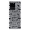 Cartoonish Cat Samsung Clear Case