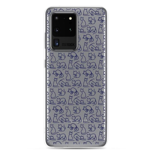 clear-case-for-samsung-samsung-galaxy-s20-ultra-case-on-phone-6a38fcb0853ec.jpg Simple Cat Outlines Samsung Clear Case