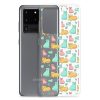 Cat Cute Colorful Samsung Clear Case