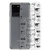 Cartoonish Cat Samsung Clear Case