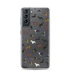 Dog Breeds Samsung Clear Case