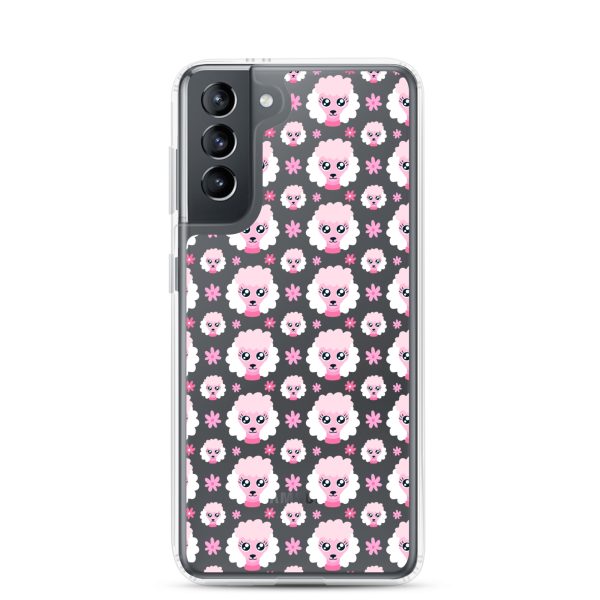 clear-case-for-samsung-samsung-galaxy-s21-case-on-phone-6a1e7850c0609.jpg Pink Poodle Samsung Clear Case