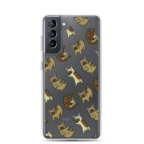 clear-case-for-samsung-samsung-galaxy-s21-case-on-phone-6a1e78fc26f3c.jpg French Bulldog Samsung Clear Case