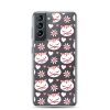 clear-case-for-samsung-samsung-galaxy-s21-case-on-phone-6a1e79e6490af.jpg Cat Flowers and Hearts Samsung Clear Case