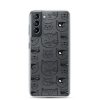 Cartoonish Cat Samsung Clear Case