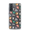 Cute Cartoon Animals Samsung Clear Case