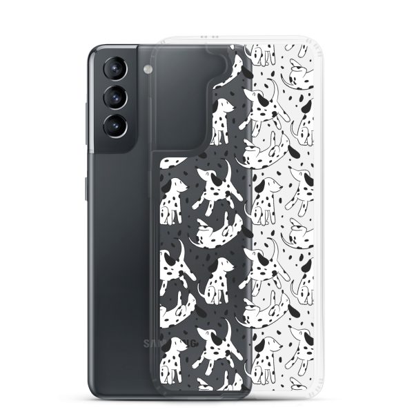 clear-case-for-samsung-samsung-galaxy-s21-case-with-phone-6a1e776bacf53.jpg Dalmatian Dog Samsung Clear Case