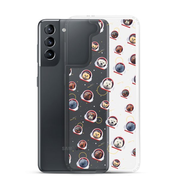 clear-case-for-samsung-samsung-galaxy-s21-case-with-phone-6a1e79469230a.jpg Space Dogs Samsung Clear Case