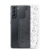 Cat Outline Samsung Clear Case