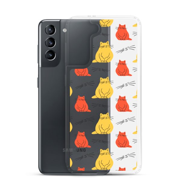 clear-case-for-samsung-samsung-galaxy-s21-case-with-phone-6a1e7c8dda8e9.jpg Abstract Colorful Cats Samsung Clear Case