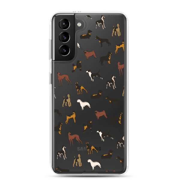 Dog Breeds Samsung Clear Case