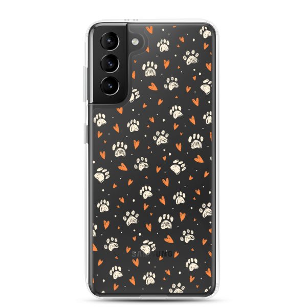 clear-case-for-samsung-samsung-galaxy-s21-plus-case-on-phone-6a1e7832a770e.jpg Paws Prints Hearts Samsung Clear Case