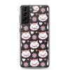 clear-case-for-samsung-samsung-galaxy-s21-plus-case-on-phone-6a1e79e648d85.jpg Cat Flowers and Hearts Samsung Clear Case