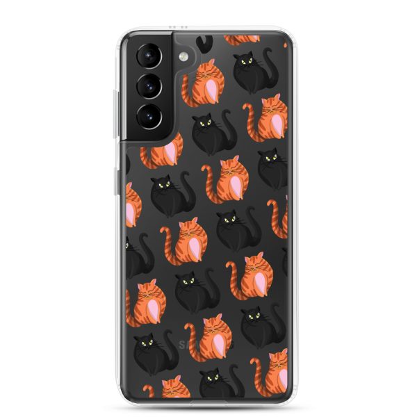 clear-case-for-samsung-samsung-galaxy-s21-plus-case-on-phone-6a1e7cb112587.jpg Cute Cat Samsung Clear Case