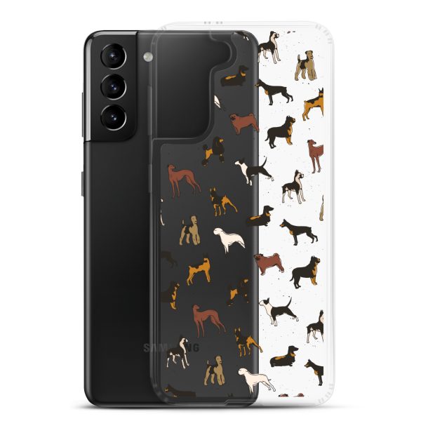 Dog Breeds Samsung Clear Case