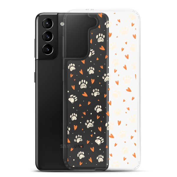 clear-case-for-samsung-samsung-galaxy-s21-plus-case-with-phone-6a1e7832a7761.jpg Paws Prints Hearts Samsung Clear Case