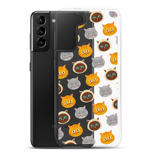 Cute Cats Samsung Clear Case