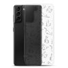 Cat Outline Samsung Clear Case