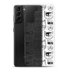 Cartoonish Cat Samsung Clear Case