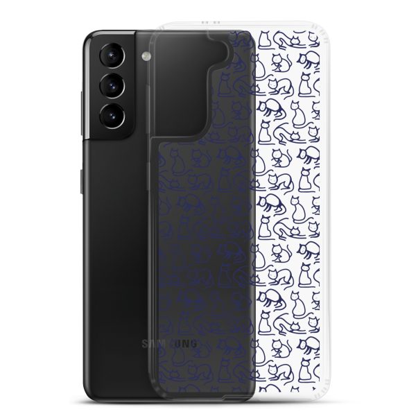 clear-case-for-samsung-samsung-galaxy-s21-plus-case-with-phone-6a38fcb085511.jpg Simple Cat Outlines Samsung Clear Case