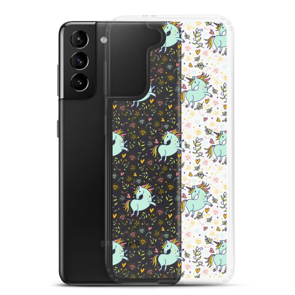 Hand-Drawn Unicorn Samsung Clear Case