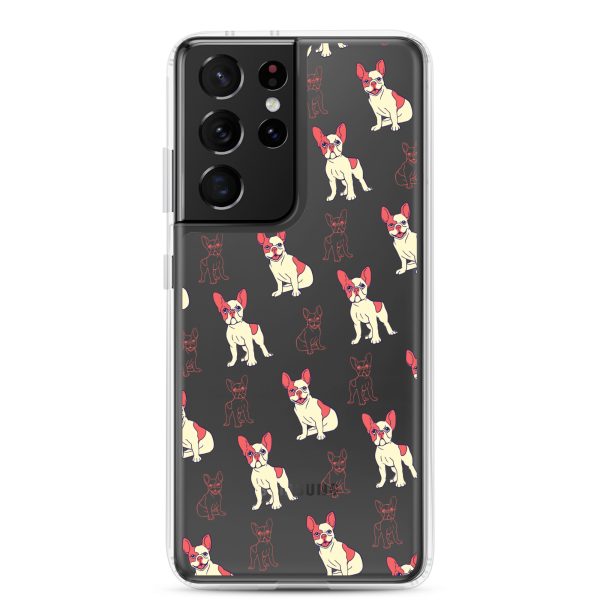 clear-case-for-samsung-samsung-galaxy-s21-ultra-case-on-phone-6a1e796b49e3a.jpg French Bulldog Samsung Clear Case