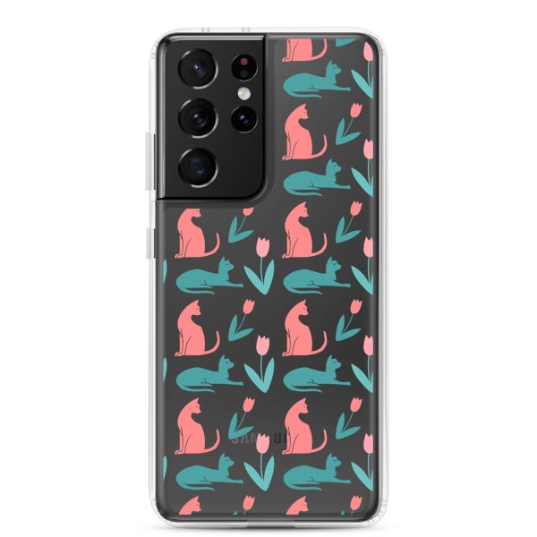 clear-case-for-samsung-samsung-galaxy-s21-ultra-case-on-phone-6a1e7a08243ee.jpg Cat Silhouettes Samsung Clear Case
