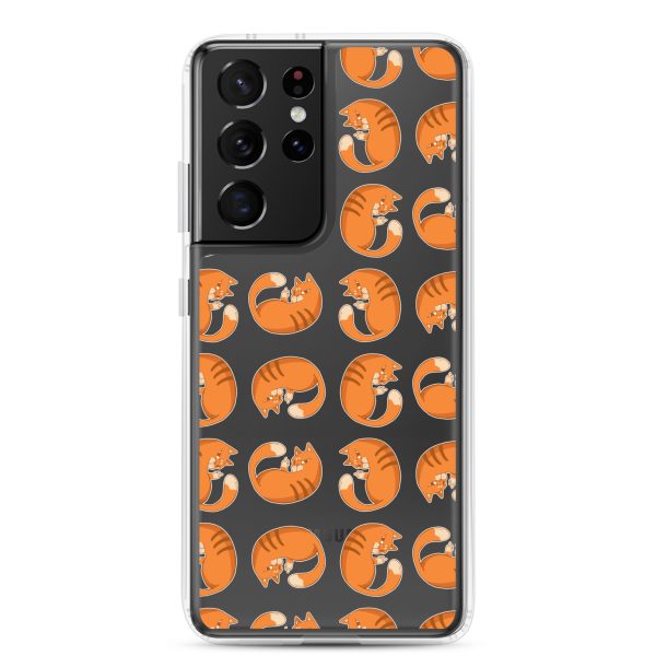 clear-case-for-samsung-samsung-galaxy-s21-ultra-case-on-phone-6a1e7a4555b0b.jpg Orange Cat Samsung Clear Case