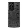 Cartoonish Cat Samsung Clear Case