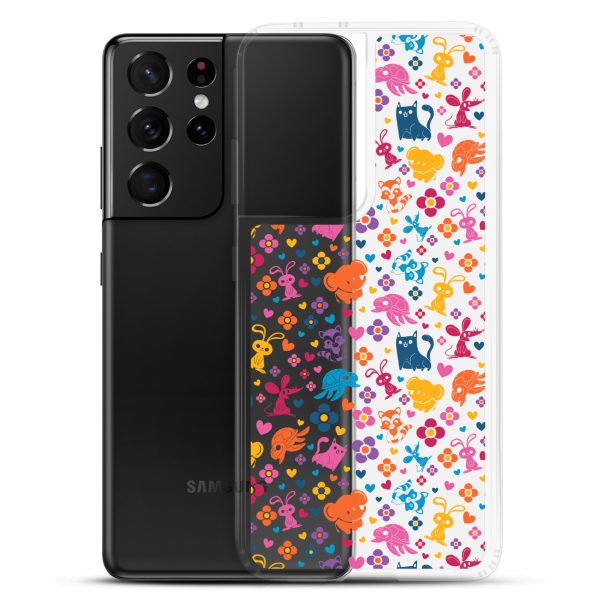 clear-case-for-samsung-samsung-galaxy-s21-ultra-case-with-phone-6a1e77251a121.jpg Colorful Animals and Heart Samsung Clear Case