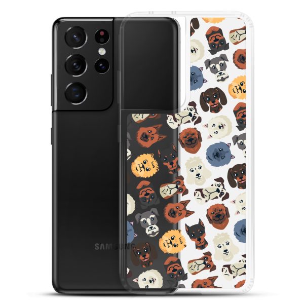 clear-case-for-samsung-samsung-galaxy-s21-ultra-case-with-phone-6a1e78b01370a.jpg Dogs Heads Seamless Samsung Clear Case