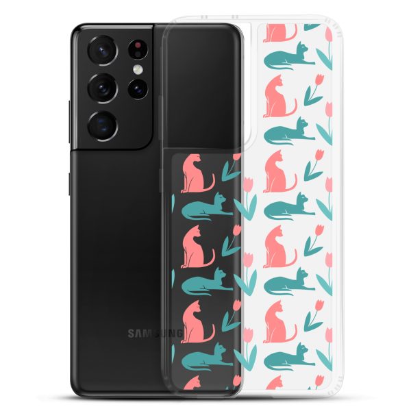 clear-case-for-samsung-samsung-galaxy-s21-ultra-case-with-phone-6a1e7a082443c.jpg Cat Silhouettes Samsung Clear Case