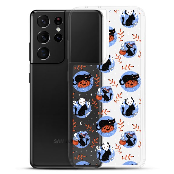 clear-case-for-samsung-samsung-galaxy-s21-ultra-case-with-phone-6a1e7be10295b.jpg Halloween Cats Samsung Clear Case