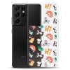 Cute Cartoon Animals Samsung Clear Case