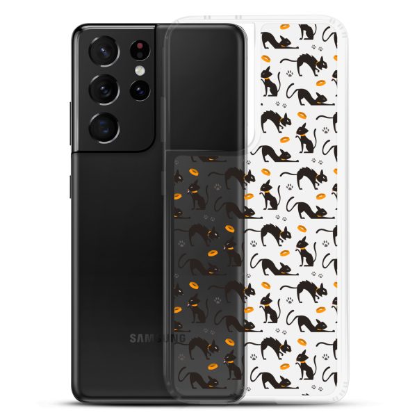 clear-case-for-samsung-samsung-galaxy-s21-ultra-case-with-phone-6a38ff116f00c.jpg Halloween Seamless Cat Samsung Clear Case