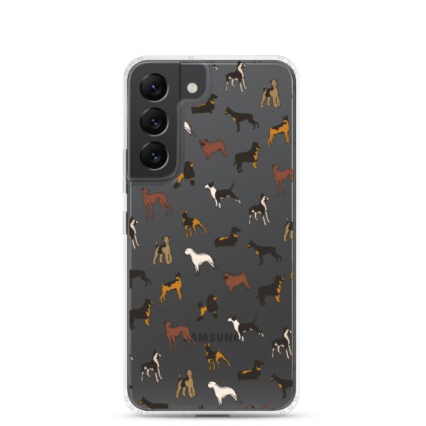 Dog Breeds Samsung Clear Case