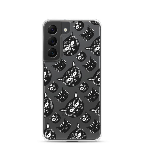 clear-case-for-samsung-samsung-galaxy-s22-case-on-phone-6a1e7cd3a90c8.jpg Funky Cats Samsung Clear Case