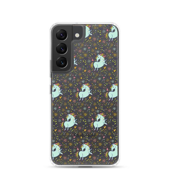 Hand-Drawn Unicorn Samsung Clear Case